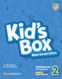 Cuaderno de Inglés 2º Primaria  Kid´s Box level 2 AB New Edition. Ed.Cambridge