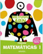 Libro Matemáticas 1º Primaria Método ABN Anaya